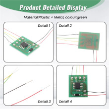 4Pcs DIY Scale Construction Sand Table Model Circuit Board Traffic Light Signal Model HO Scale Train Railway Miniature