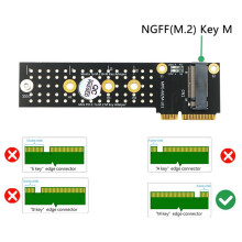 M.2 (NGFF) NVME SSD Till PCIe Converter Card PCI-E Till M.2 M-Key Adapter Msata Till M.2 B+M Key Adapter