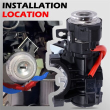 81900-D9G00 81900D9G00 Car Ignition Lock Set Assembly with 2 Keys for Sportage 17-22 LHD