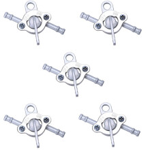 5X Llave de Purga de Polla de Interruptor del Grifo de La Válvula del Tanque de Combustible de Gasolina Bolsillo para Atv Quad Dirt Pit Bike