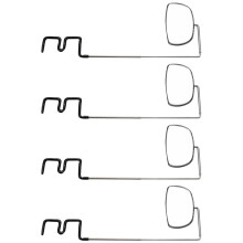 4X Bike Bicycle Cycling Riding Mirror Helmet Mount Rearview Rear View Eyeglass