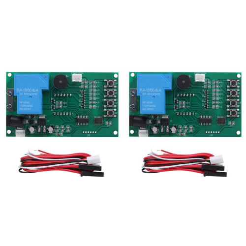 2X Four Digits  Control Minute Timer Board Arcade Game Coin Acceptor Selector Pump Water Washing Machine