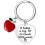 Stainless Steel Teacher Appreciation Keychain 1