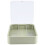 Wall-Mounted Clear Display Case for Figures,Adjustable Display Stand Clear Display Box with Door,Avocado Green 1