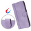 Purple Flip Leather Wallet Case for Samsung Galaxy S23 FE 6