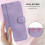 Purple Flip Leather Wallet Case for Samsung Galaxy S23 FE 7