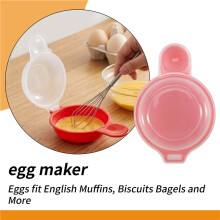 2 Sets Magnetron Eierkoker, 1 Minuut Snel Ei Hamburg Omelet Maker Keuken Kookgereedschap