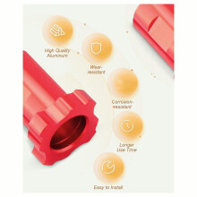 Paint SprayGun Cup Adapter Fit for SRI R100 602 H-2000 25CC 250CC Cup , Thread Size 14MM Pitch 1.0MM