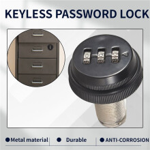 2X 3 Digit Combination Cam Lock 30mm Keyless Password Lock Mailbox Cabinet Mechanical Locks for Mailbox Cabinet Door D