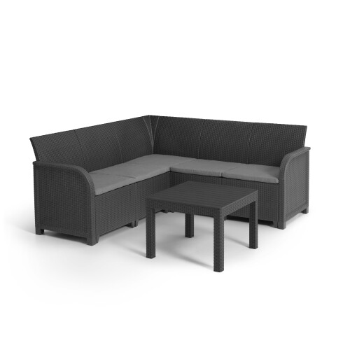 Keter Rosalie 5 Seater Corner Set