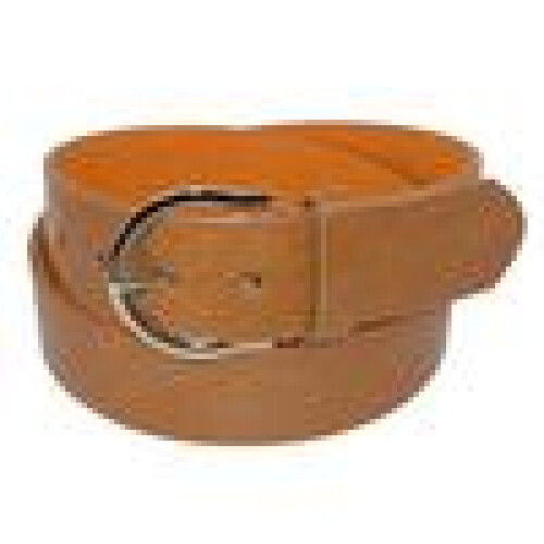 CTM Womens 35 mm Wide Basic Bridle Belt 2