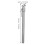 Small Tire Gauge Silver Alloy 1 Pack 5.5x0.8x0.32 Inch 7
