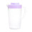 Clear Plastic Pitcher with Lid 0.5 Gallon 1