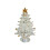 Glass Christmas Tree Figurine Crystal Decor 1 Piece 4