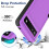 Defender Case for Google Pixel 6A Purple Rugged 5