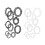 Lace Scrapbook Paper Decorative Crafting Supply Oval 20 pcs 2