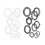 Lace Scrapbook Paper Decorative Crafting Supply Oval 20 pcs 3
