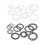 Lace Scrapbook Paper Decorative Crafting Supply Oval 20 pcs 5