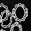 Lace Scrapbook Paper Decorative Crafting Supply Oval 20 pcs 7