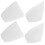 Ibasenice Table Lamp Shades White Plastic 4 Pcs 3