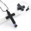Crystal Cross Necklace for Ashes Keepsake with Birthstone 5