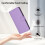 PU Leather Wallet Case for Samsung Galaxy A26 5G Purple 6