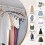 Stainless Steel Drying Socks Clothes Rack Multi-Clip Balcony Windproof Multi-Function Drying Pantyhose Hanging Clothes 5