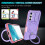 Purple Shockproof Case for Samsung Galaxy S22 6.1 inch with 2