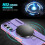 Purple Shockproof Case for Samsung Galaxy S22 6.1 inch with 5