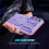 Purple Shockproof Case for Samsung Galaxy S22 6.1 inch with 8