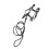 Cat Harness and Leash Set Japanese Style Black Flower 5
