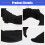 Knotted Headband for Women Black 1 Pc 5