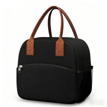Insulated Oxford Cloth Lunch Bag 10L Leakproof Thermal Tote