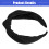 Knotted Headband for Women Black 1 Pc 6