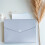 A4 Plastic Felt File Folder Blue 6-Compartment Portable 4