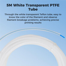 PTFE Tube 2.5mm ID 4mm OD, for  X1/ X1C/ P1P/ P1S/ A1/ A1 , for  K1 Max/ 3 V3 3D Printer