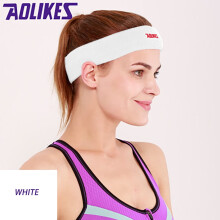 Cotton Terry Sport Headbands Moisture-Wicking High Elastic