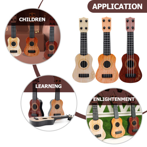 Classical Ukulele with Nylon Strings 3 pcs 1