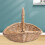 Valentine's Day Picnic Basket Woven Wicker 1 Set 3