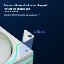 120mm High-Speed Cooling Fan, High Airflows and Pressure for Enhances PC Chassis and CPU Coolers B
