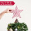 LED Star Tree Topper Pink Metal 10 Inch 3