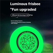 Nachtlicht Fluoreszierende Fliegende Scheiben, Drehbare Fliegende Scheiben für Outdoor-Sportarten, Strand-Camping-Spiele, Drehbare Scheiben