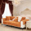 Sofa Cushion Cover Orange Polyester 47.24 x 27.56 in 5