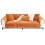 Sofa Cushion Cover Orange Polyester 47.24 x 27.56 in 7