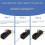 2pcs Fishing Hook Threader Tool, Magnetic Fly Threader F, 4-Slot Lure Threading Aid with Keychain 1