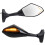 Motorcycle Rearview Mirror Black Reversing Handlebar 6