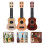 Classical Ukulele with Nylon Strings 3 pcs 5