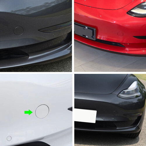 Tesla Model 3 Front Bumper Tow Hook Cover Cap 1460701-00-b 1