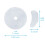 White Filter Disc Set Multi-Size 6-Pack for Purifiers 2