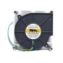 1U CPU-Koeler Ventilator voor LGA2011/115X Multi-Platform Actieve Desktop PC CPU Koeler Temperatuur Controle Koelventilator B